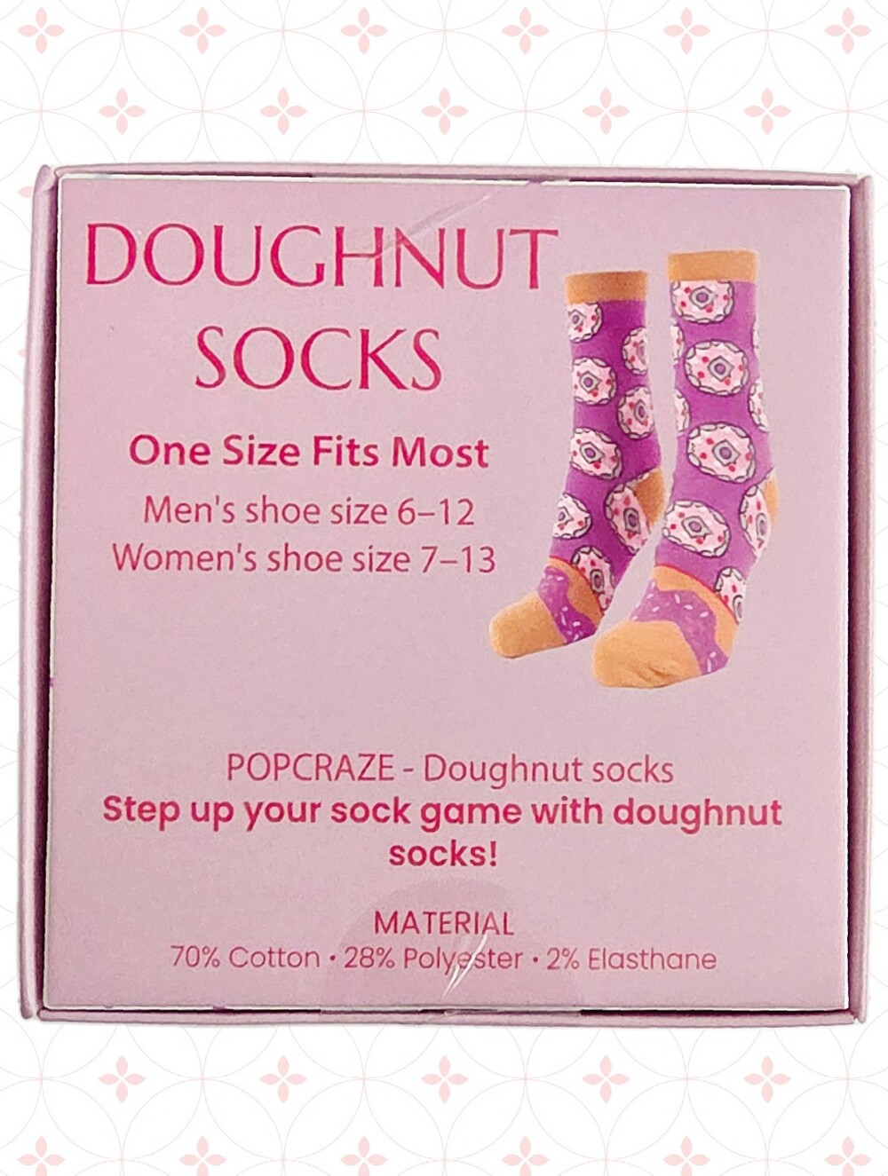 PopCraze - Doughnut Crew Socks - Pick 1 - Picture 3 of 5